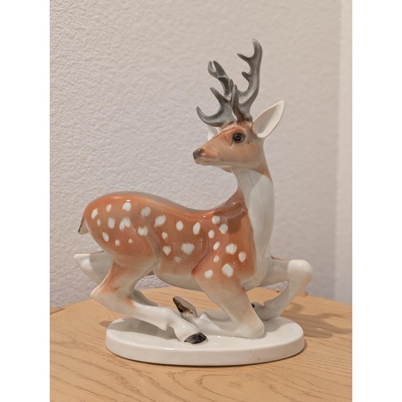 Lomonosov Porcelain Other - Vintage Lomonosov Stag Figurine